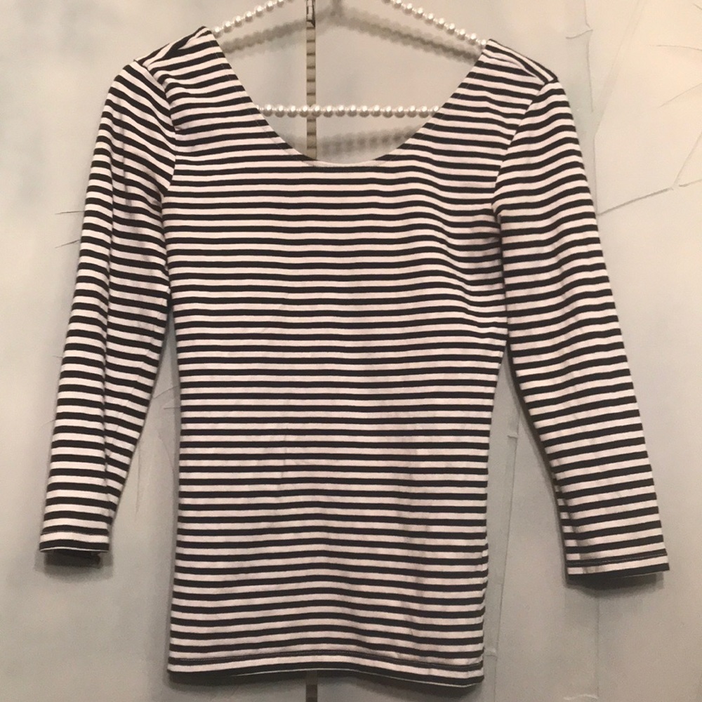 H&M size 6 striped shirt